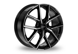 Диск Alutec AvelenoX Diamond Black Polished R18 W8.0 PCD5x112 ET29 DIA66.5