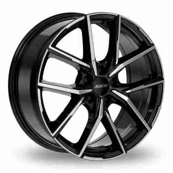 Диск Alutec AvelenoX Diamond Black Polished R18 W8.0 PCD5x112 ET29 DIA66.5