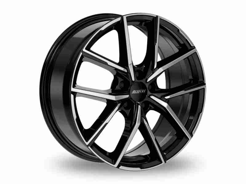 Диск Alutec AvelenoX Diamond Black Polished R18 W8.0 PCD5x112 ET29 DIA66.5