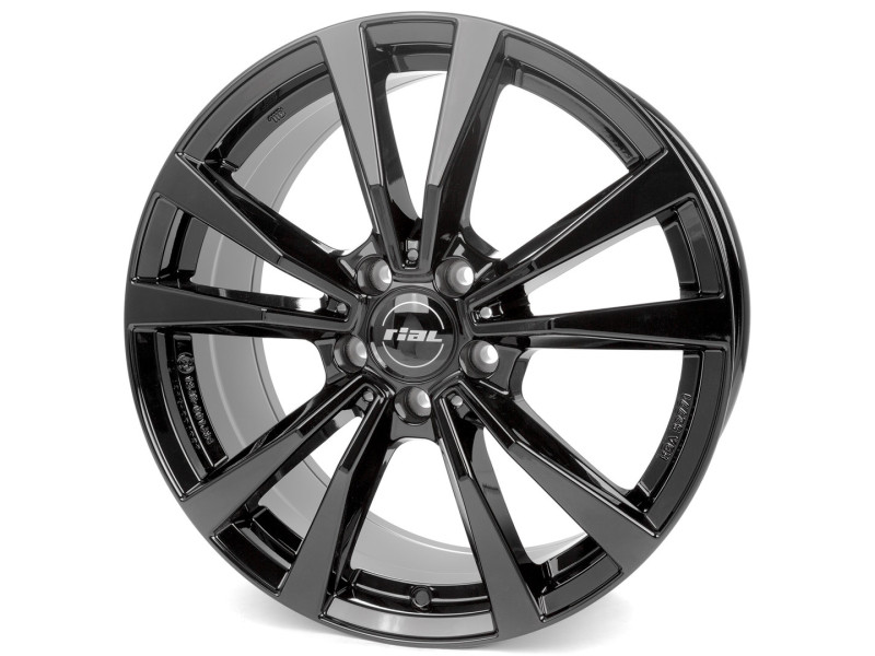Диск Rial M12X diamond black R19 W8.0 PCD5x112 ET30.5 DIA66.5