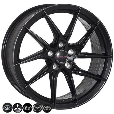 Диск ZH 1057 Satin black R17 W7.5 PCD5x112 ET37 DIA66.6