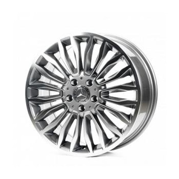 Диск Replica Mercedes MR1490 gloss grey machined face R18 W7.5 PCD5х112 ET52 DIA66.6