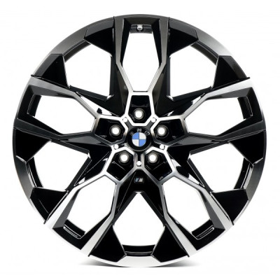 Диск Replica B5592 Gloss Black Machine Face R R20 W8.5 PCD5x112 ET35 DIA66.5