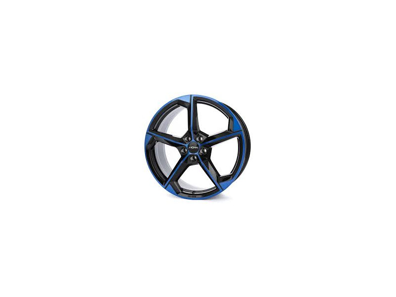 Диск Ronal R66  Jetblack Blue Tinted R19 W8.0 PCD5x112 ET44 DIA66.5