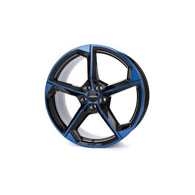 Диск Ronal R66  Jetblack Blue Tinted R20 W8.5 PCD5x112 ET45 DIA76.0