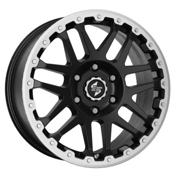 Диск Etabeta Combat CV Matt Black Lip + Cap Polish R17 W8.0 PCD5x108 ET45 DIA65.1