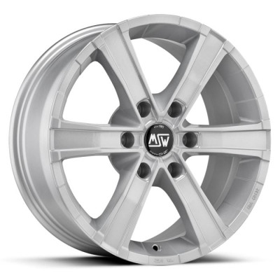 Диски MSW Sahara 6 Full Silver R18 W8.0 PCD6x114.3 ET30 DIA66.1