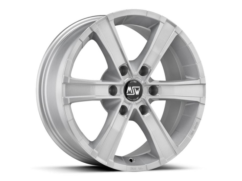 Диски MSW Sahara 6 Full Silver R18 W8.0 PCD6x114.3 ET30 DIA66.1