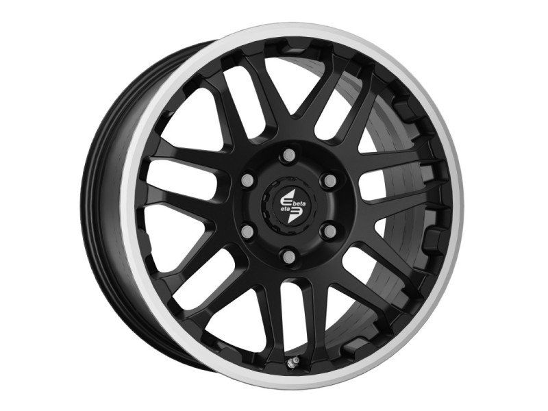 Диск Etabeta Combat Matt Black Lip Polish R20 W9.0 PCD6x114.3 ET30 DIA66.1