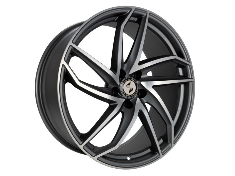 Диск Etabeta Heron Matt Anthracite Full Polish R20 W8.5 PCD5x112 ET32 DIA66.5