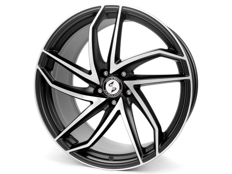 Диск Etabeta Heron Matt Black Full Polish R19 W9.5 PCD5x112 ET20 DIA66.55