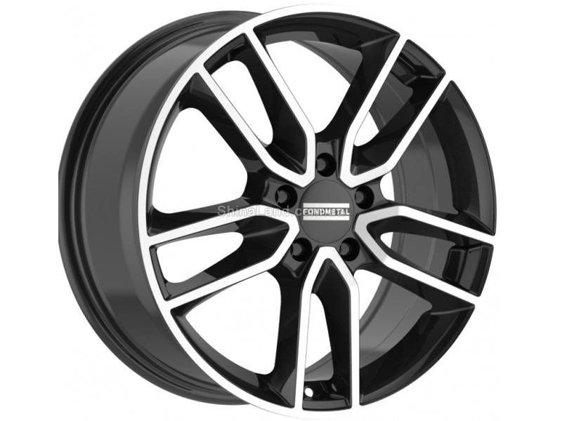 Диск Fondmetal Koros Glossy Black Machined R16 W6.5 PCD5x112 ET43 DIA57.1