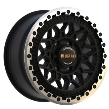 Диск Fondmetal Bluster Matt Black Machined Lip R20 W9.0 PCD5x120 ET35 DIA72.6