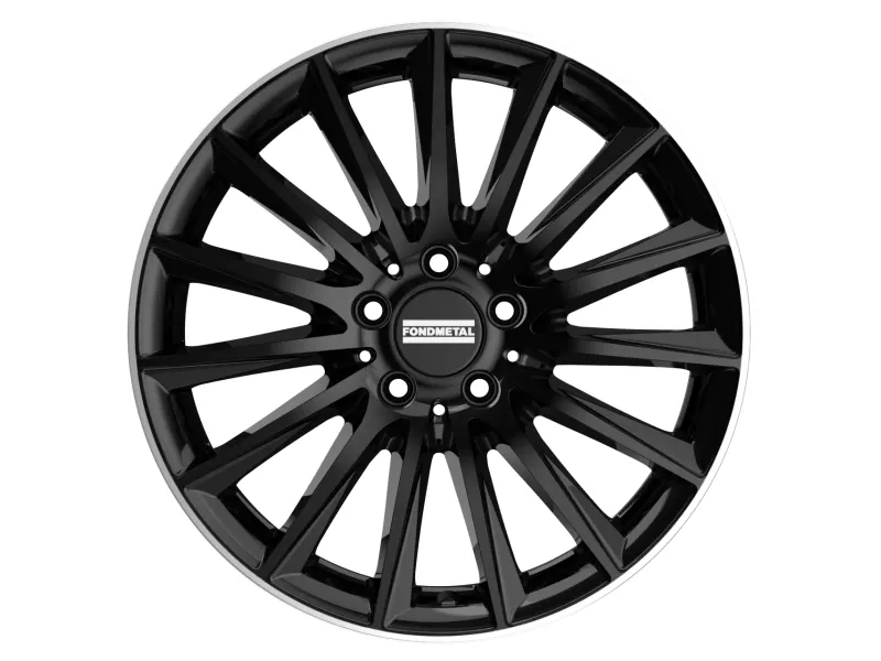 Диск Fondmetal Aidon Glossy Black Machined Lip R19 W9.0 PCD5x112 ET44 DIA66.5