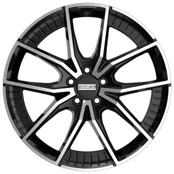 Диск Fondmetal Elatha Glossy Black Machined R19 W8.5 PCD5x112 ET21 DIA66.5