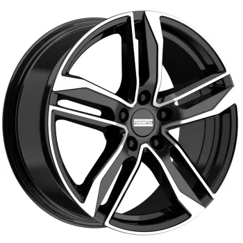 Диск Fondmetal Hexis Glossy Black Machined R20 W9.0 PCD5x112 ET33 DIA57.1