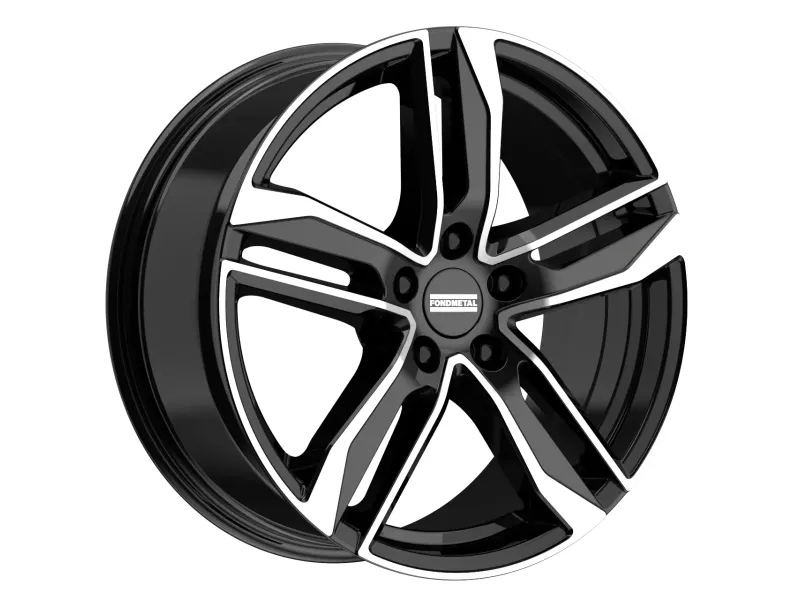 Диск Fondmetal Hexis Glossy Black Machined R20 W9.0 PCD5x112 ET33 DIA57.1