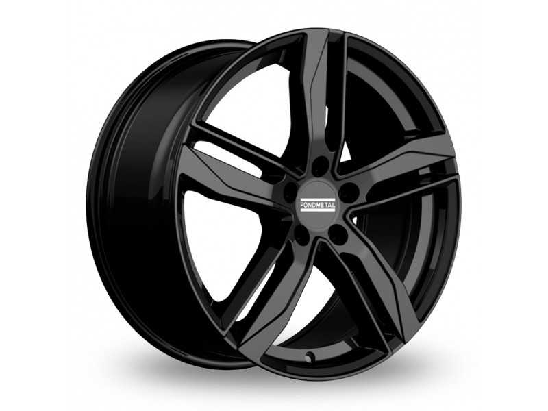 Диск Fondmetal Hexis Glossy Black R18 W8.0 PCD5x112 ET29 DIA66.5