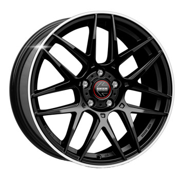 Диск Momo Competizione Glossy Black Polished R17 W7.5 PCD5x114.3 ET40 DIA72.3