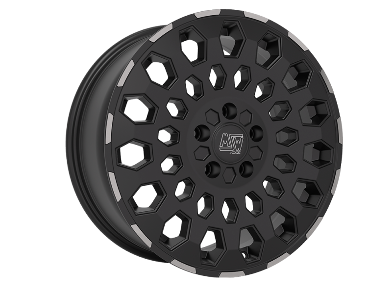 Диск MSW 99 VAN Matt Black Lip Polished R18 W8.0 PCD5x120 ET53 DIA65.06