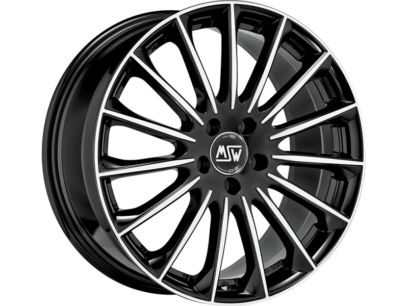 Диск MSW 30 Gloss Black Full Polished R19 W7.5 PCD5x112 ET32 DIA73.1