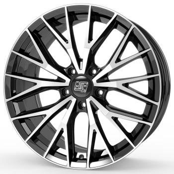 Диск MSW 44 Gloss Black Full Polished R20 W9.0 PCD5x110 ET29 DIA65.06