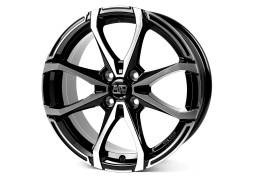 Диск MSW X4 Gloss Black Full Polished R15 W5.0 PCD4x100 ET32 DIA60.06