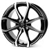 Диск MSW X4 Gloss Black Full Polished R15 W5.0 PCD4x100 ET32 DIA60.06