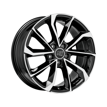 Диск MSW 42 Gloss Black Full Polished R18 W8.0 PCD5x112 ET48 DIA73.1