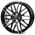 Диск MSW 72 Gloss Black Full Polished R18 W8.0 PCD5x108 ET50 DIA73.1