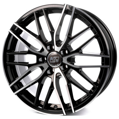 Диск MSW 72 Gloss Black Full Polished R18 W8.0 PCD5x114.3 ET45 DIA73.1