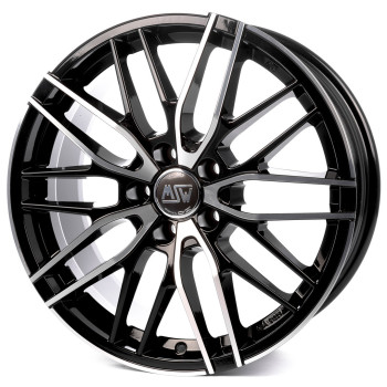 Диск MSW 72 Gloss Black Full Polished R18 W8.0 PCD5x120 ET45 DIA72.56