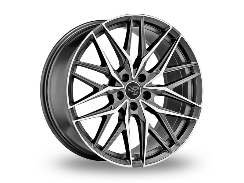 Диск MSW 50 Matt GunMetal Full Polished R18 W8.0 PCD5x114.3 ET45 DIA73.1