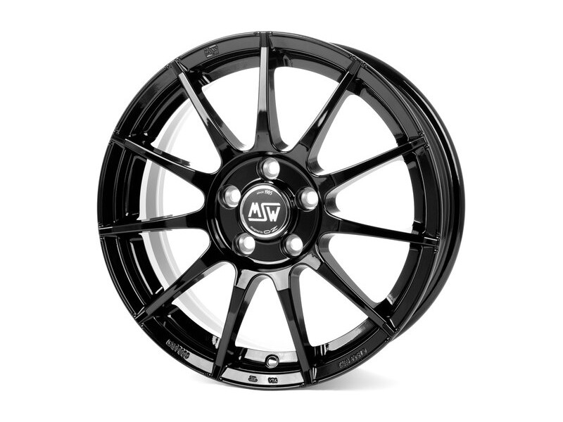Диск MSW 85 Gloss Black R17 W7.0 PCD5x100 ET35 DIA63.3