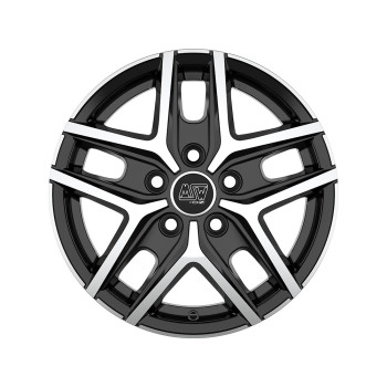 Диск MSW 40 VAN Gloss Black Full Polished R16 W6.5 PCD5x114.3 ET44 DIA66.06