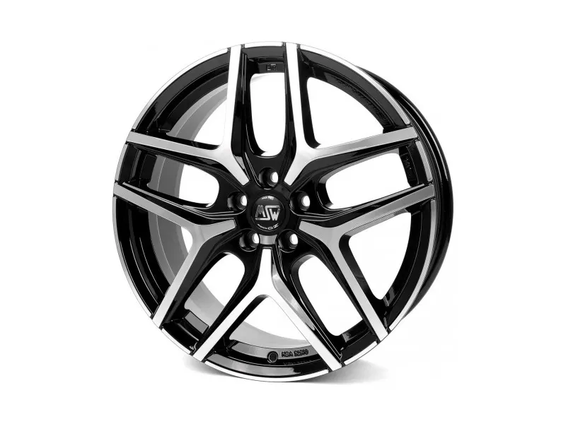 Диск MSW 40 Gloss Black Full Polished R20 W8.5 PCD5x120 ET34 DIA72.56