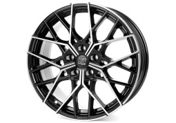 Диск MSW 74 Gloss Black Full Polished R19 W8.0 PCD5x112 ET27 DIA73.1