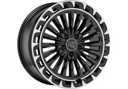 Диск MSW 32 Gloss Black Polished Lip R19 W8.0 PCD5x112 ET48 DIA66.46