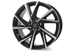 Диск MSW 80 5H Gloss Black Full Polished R18 W7.5 PCD5x112 ET50 DIA57.06