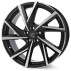 Диск MSW 80 5H Gloss Black Full Polished R18 W7.5 PCD5x112 ET50 DIA57.06