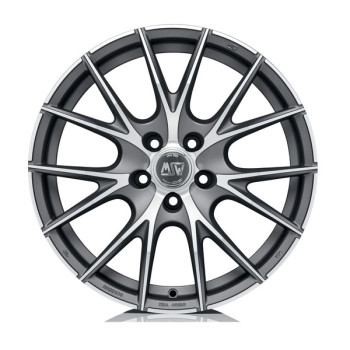 Диск MSW 25 Matt Dark Titanium Full Polished R18 W9.0 PCD5x110 ET34 DIA65.06