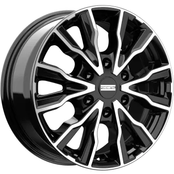 Диск Fondmetal Pro2 Glossy Black Machined R16 W6.5 PCD6x120 ET50 DIA74.5