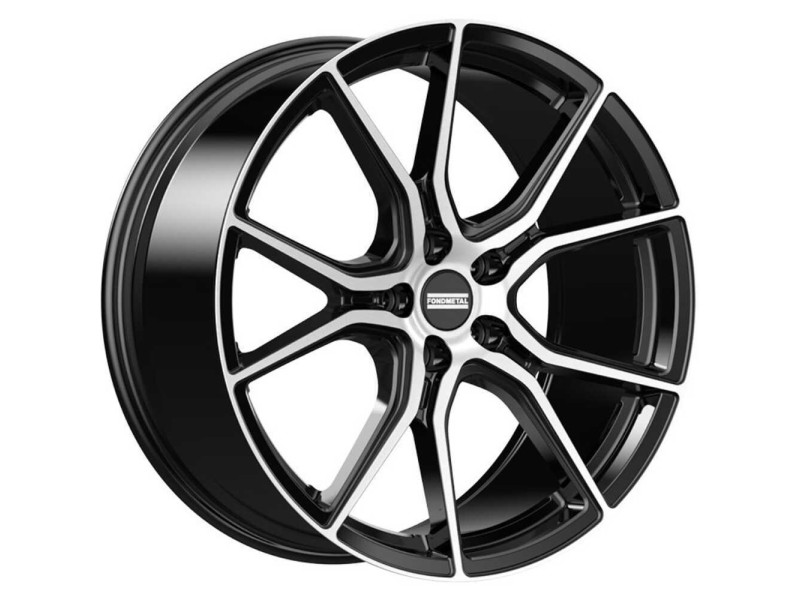 Диск Fondmetal STC-45 Glossy Black Machined R20 W9.0 PCD5x120 ET23 DIA67.1