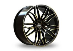 Диск Fondmetal STC-23 Black Clearcoat Glossy Gold Machined R23 W10.0 PCD5x112 ET45 DIA66.5