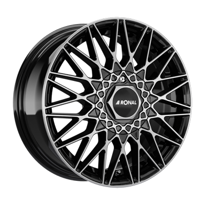 Диск Ronal LSX Jetblack Frontkopiert R16 W7.0 PCD4x100 ET44 DIA68.0