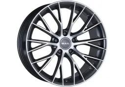 Диск Mak Munchen Gun Metallic Mirror Face R20 W9.5 PCD5x120 ET35 DIA72.6
