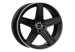 Диск Mak Lewis Gloss Black Mirror Ring R21 W8.5 PCD5x112 ET51 DIA66.6