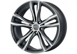 Диск Mak X-Mode Gun Metallic Mirror R21 W9.5 PCD5x112 ET37 DIA66.6