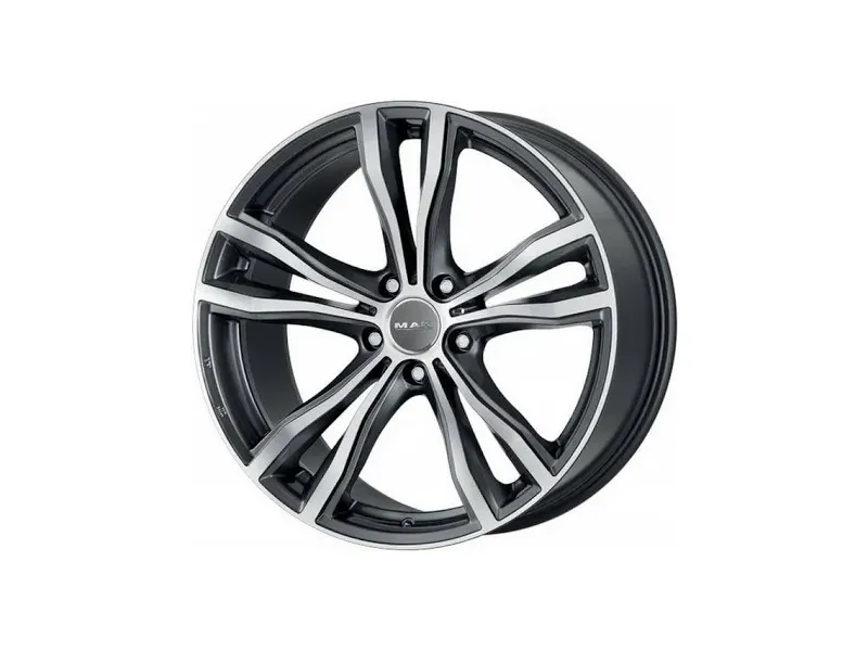 Диск Mak X-Mode Gun Metallic Mirror R19 W9.0 PCD5x120 ET37 DIA74.1