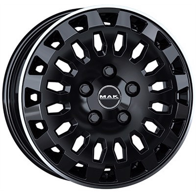 Диск Mak Overland Gloss Black Mirror Ring R16 W6.5 PCD5x120 ET57 DIA64.1